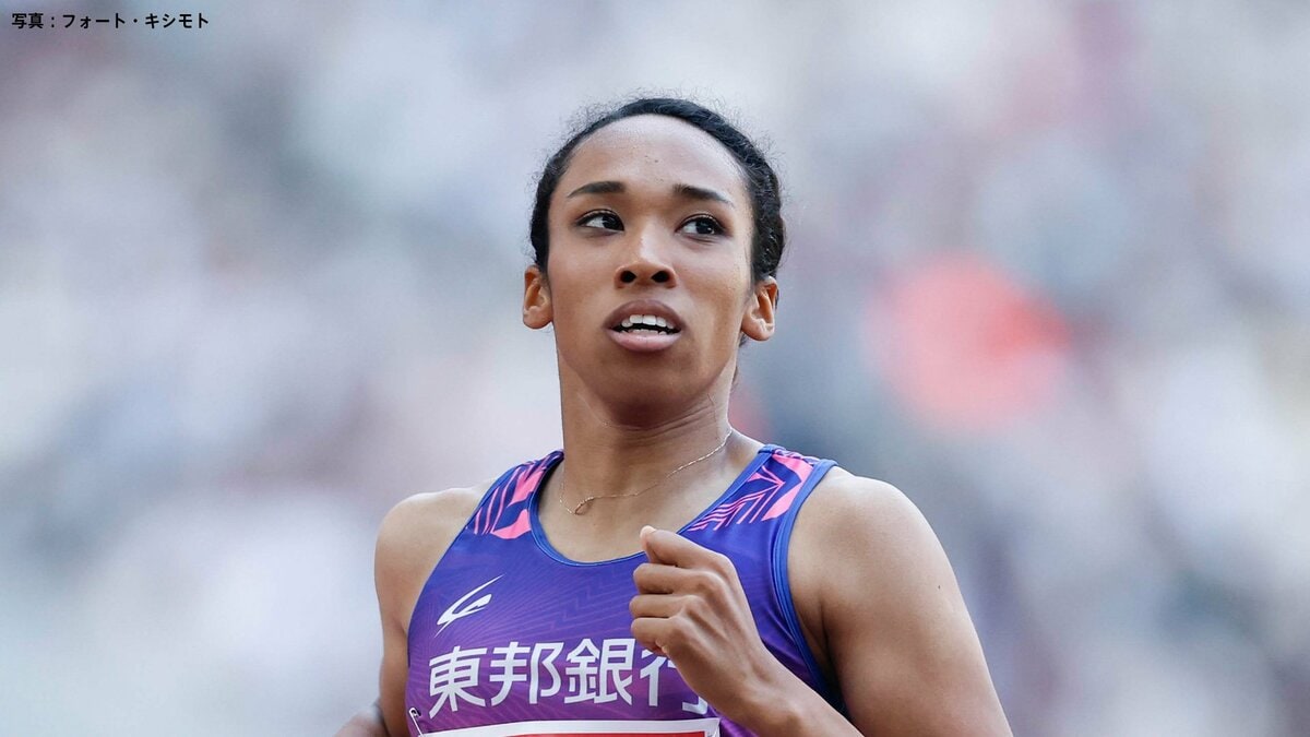 悪コンディションも井戸アビゲイル風果が女子200mで優勝　9月のアジア大会は「しっかり選ばれるように」【出雲陸上】