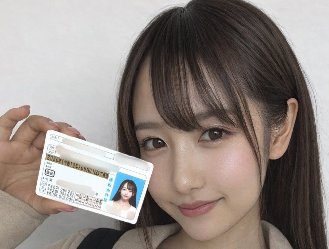 【 丸りおな 】バイク女子 大型二輪の免許を取得「卒検受かった時も嬉しかったけど ちゃんと免許になって実感わいた…!」