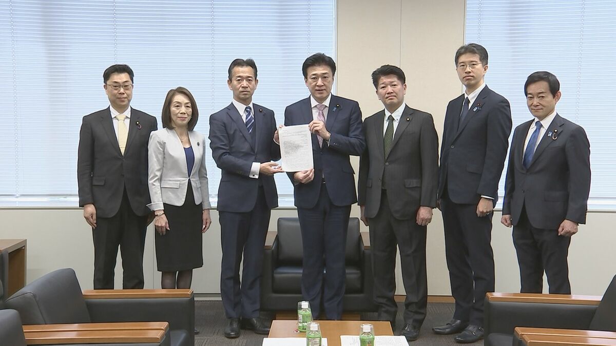 防衛装備品の輸出拡大めぐり、中道・立憲・公明が木原官房長官に提言 国会への事前通知など厳格化求める