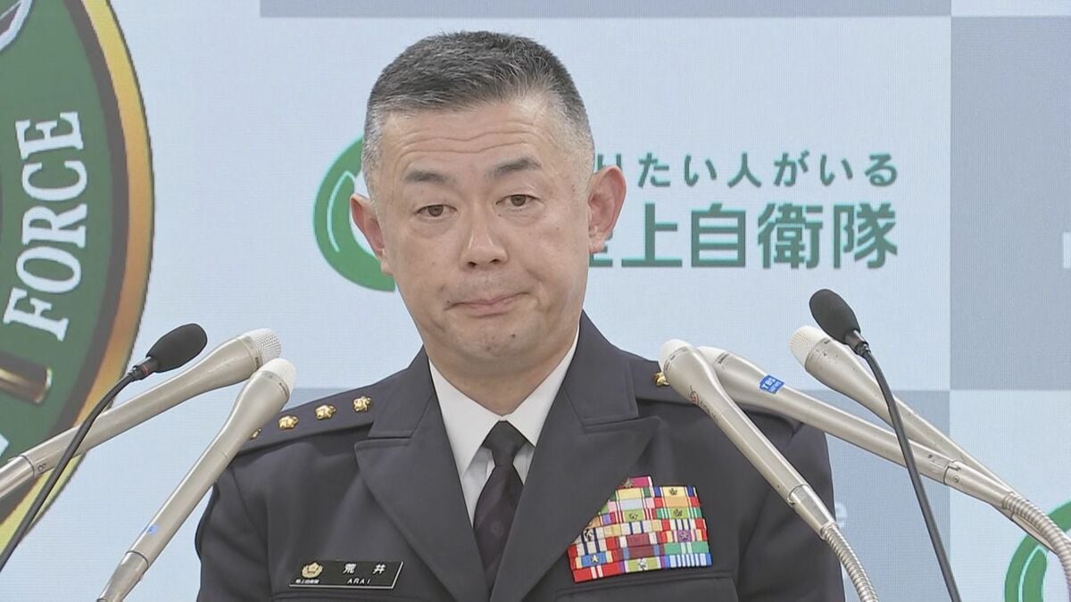 陸自トップ「不適切だったとは考えていない」 自衛官の自民党大会での国歌斉唱めぐり