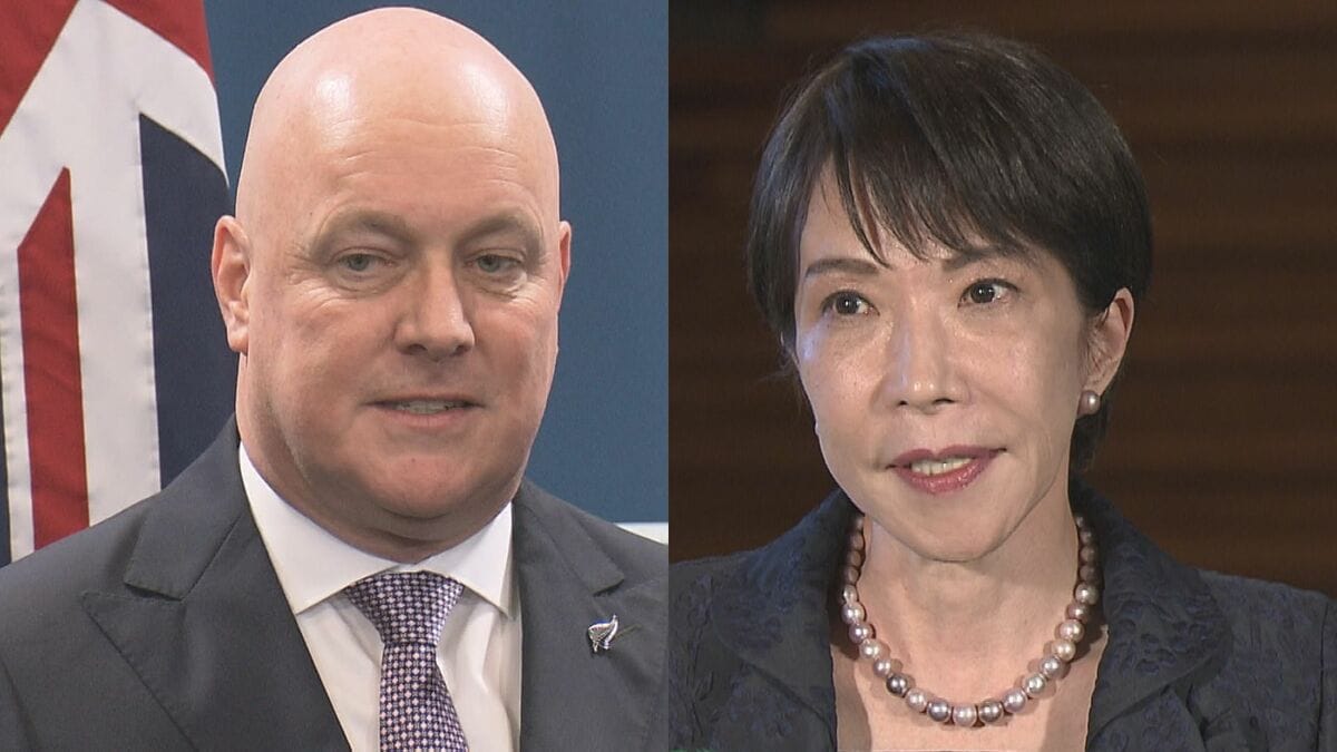 【速報】高市総理がニュージーランド首脳と電話会談　防衛装備移転三原則の改定を説明