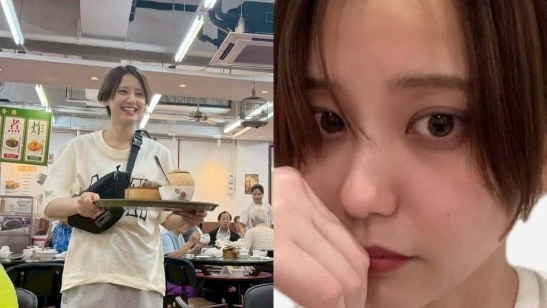 【 山崎紘菜 】香港で〝飲茶小僧すぎる〟お盆に大盛りで大はしゃぎ　旅情誘うカジュアルウォーク
