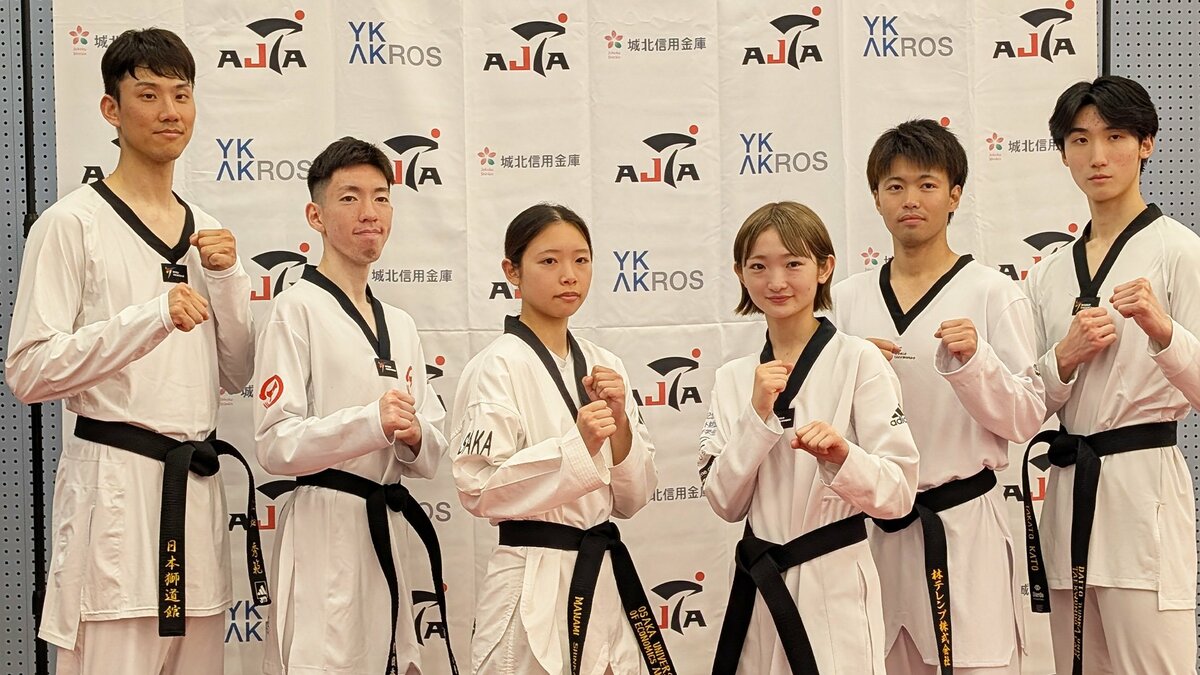 テコンドーアジア大会日本代表6人が決定　世界選手権銅・20歳の岡本留佳が五輪5位を破り、2大会連続出場