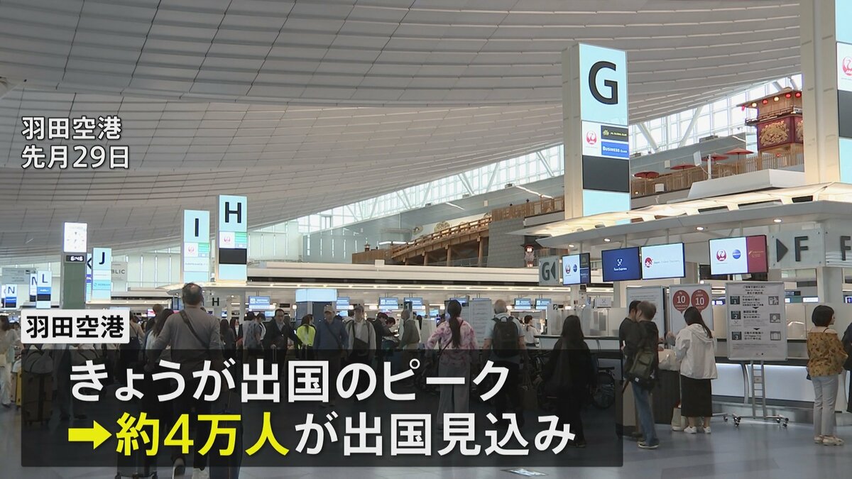 きょうからGW後半の5連休　出国ピーク　国内線・新幹線・高速も下りのピークに