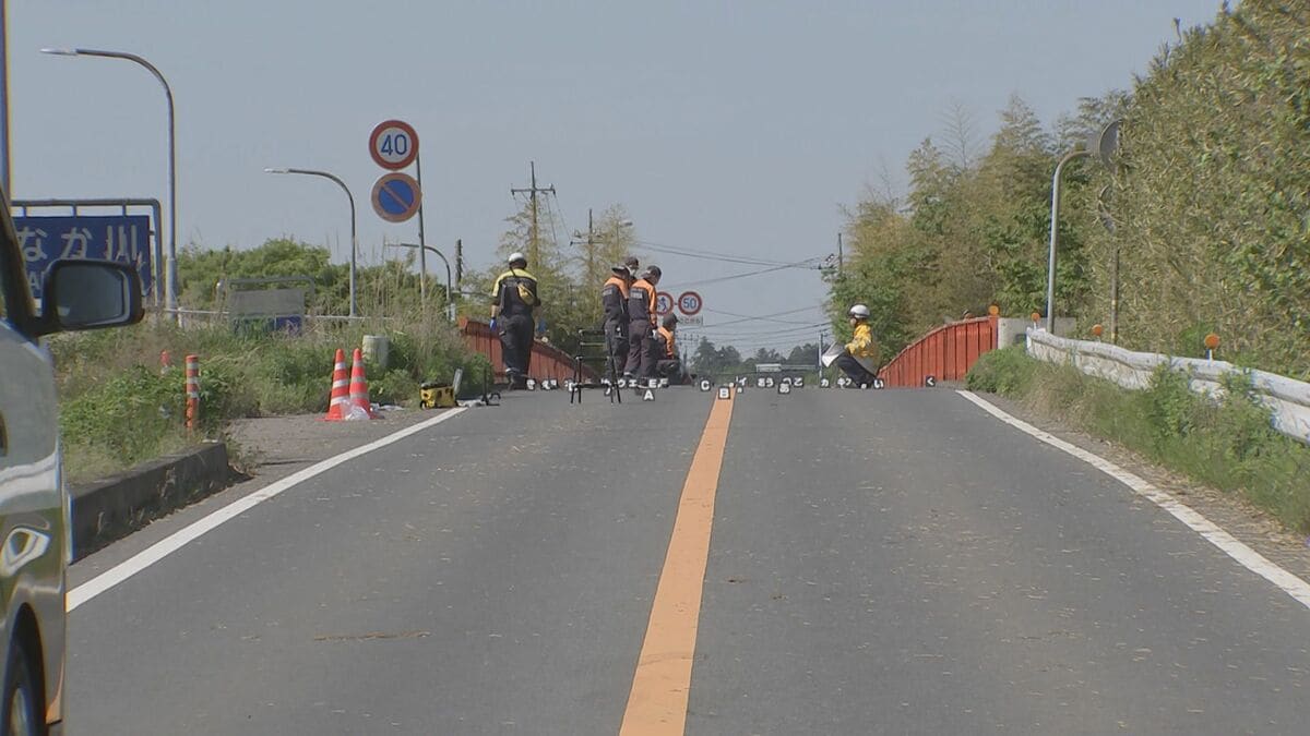 茨城・ひたちなか市の県道で男性死亡　身元は30歳男性と判明　頭にはタイヤでひかれた痕　警察がひき逃げ事件とみて捜査