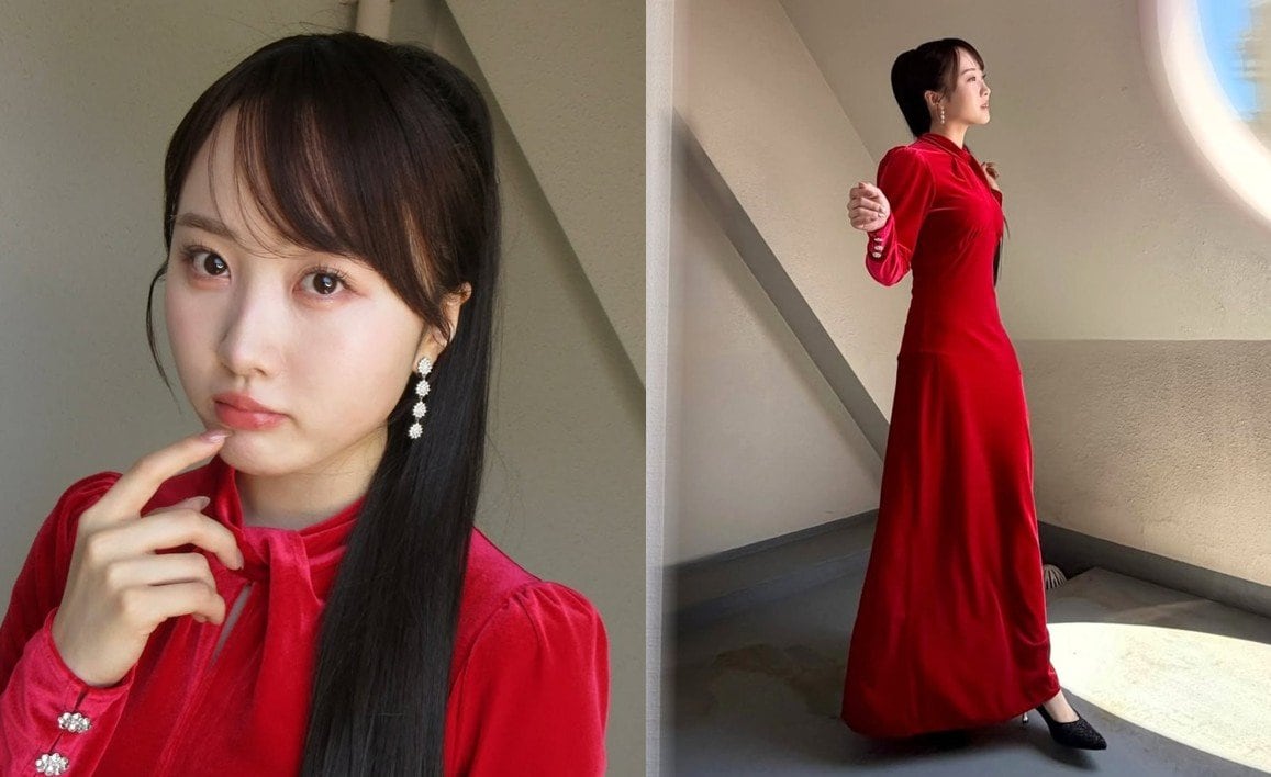 【 本田望結 】 「真っ赤なドレス」 オフショットにファン反響 「可愛くて大人な雰囲気」「素敵ですね」