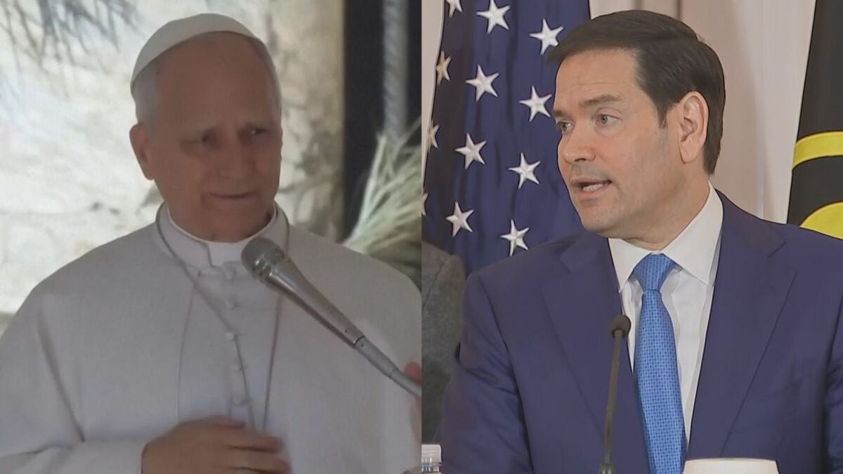 ルビオ米国務長官がローマ教皇と会談へ イラン攻撃をめぐるトランプ政権との関係悪化の改善を目指す