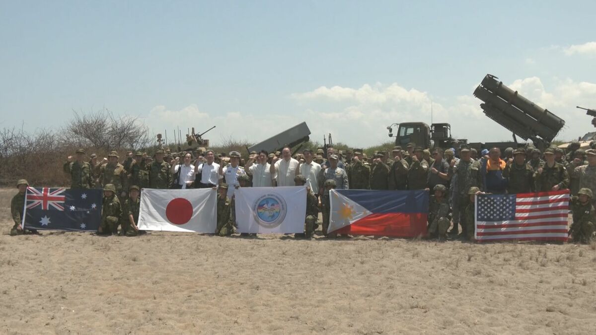 小泉防衛大臣　自衛隊本格参加の米フィリピン合同軍事演習を視察　中国外務省が非難