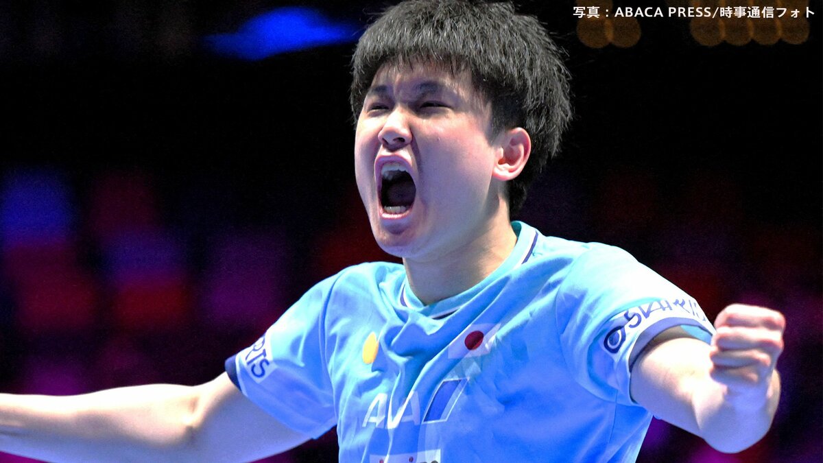 日本男子、ベスト4進出で2大会ぶりのメダル確定!張本智和は2戦2勝と獅子奮迅の活躍でドイツに快勝【卓球 世界選手権】