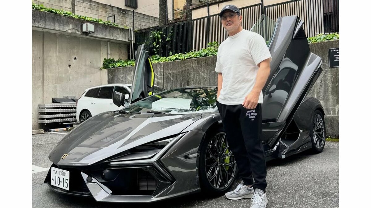 【 髙田延彦 】　来年の65歳に向けたクルマ選びを開始　試乗第1弾は　「ランボルギーニ・レヴエルト」　武井壮も「イカしてる！」と絶賛