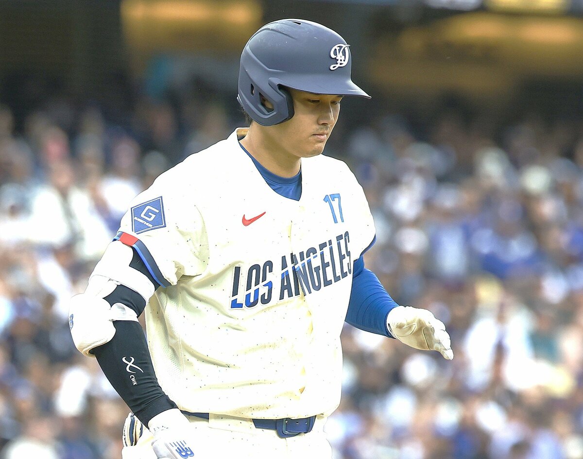 大谷翔平、試合終盤で初安打も2三振 復帰登板の先発・スネルが5失点でド軍は連勝ストップ