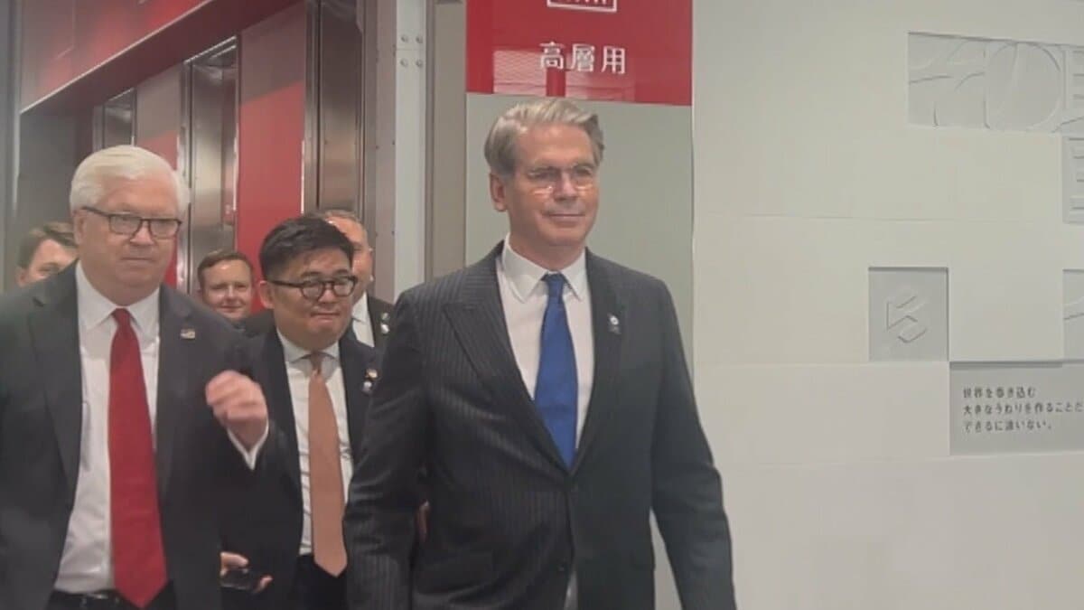 赤沢経産大臣が来日中のベッセント財務長官と会談 赤沢大臣「日米経済関係の強化に資する議論を」
