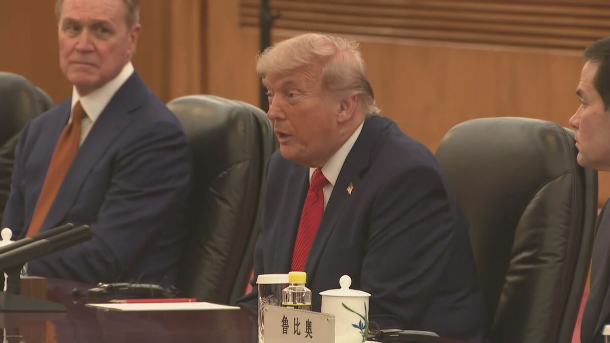 【速報】米中首脳会談 トランプ大統領「共に素晴らしい未来を築いていくだろう」