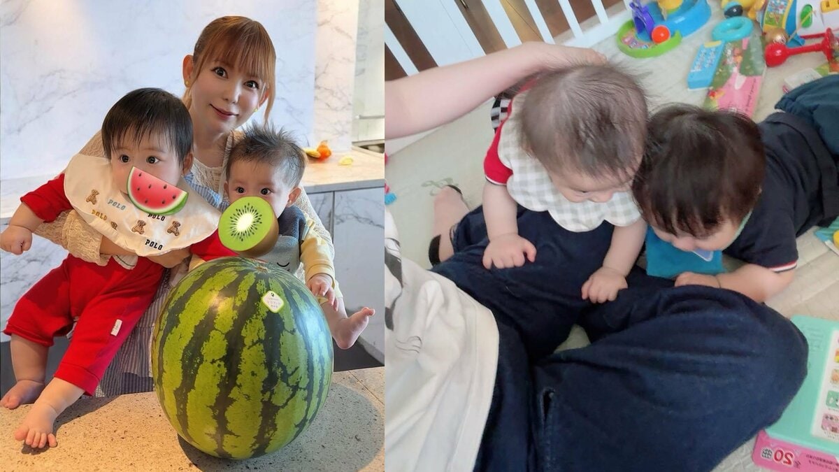 【 中川翔子 】0歳双子の性格「パパ似お兄ちゃんはママ派」「ママ似弟くんはパパ派」　夫婦で子育て分担も