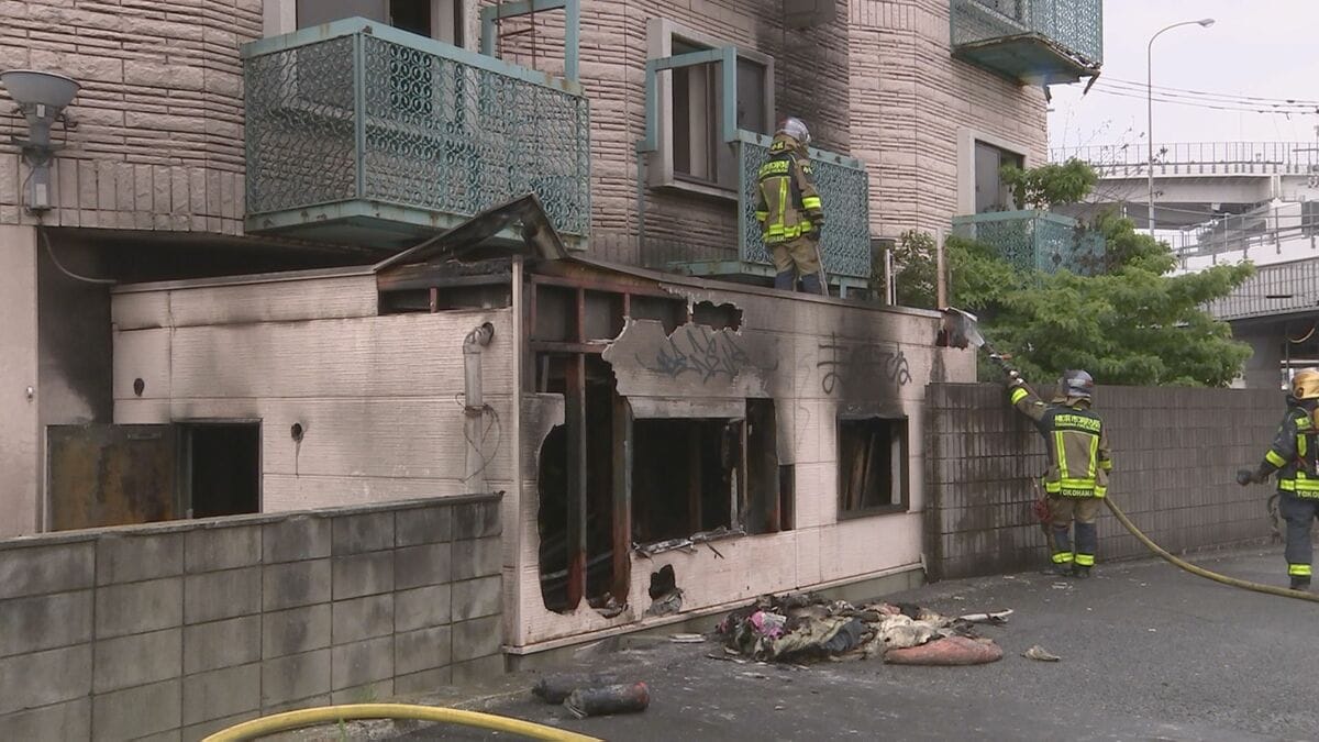横浜市の廃業ホテルで火事　最近は「肝試し」で立ち入り通報も　警察が放火も視野に捜査