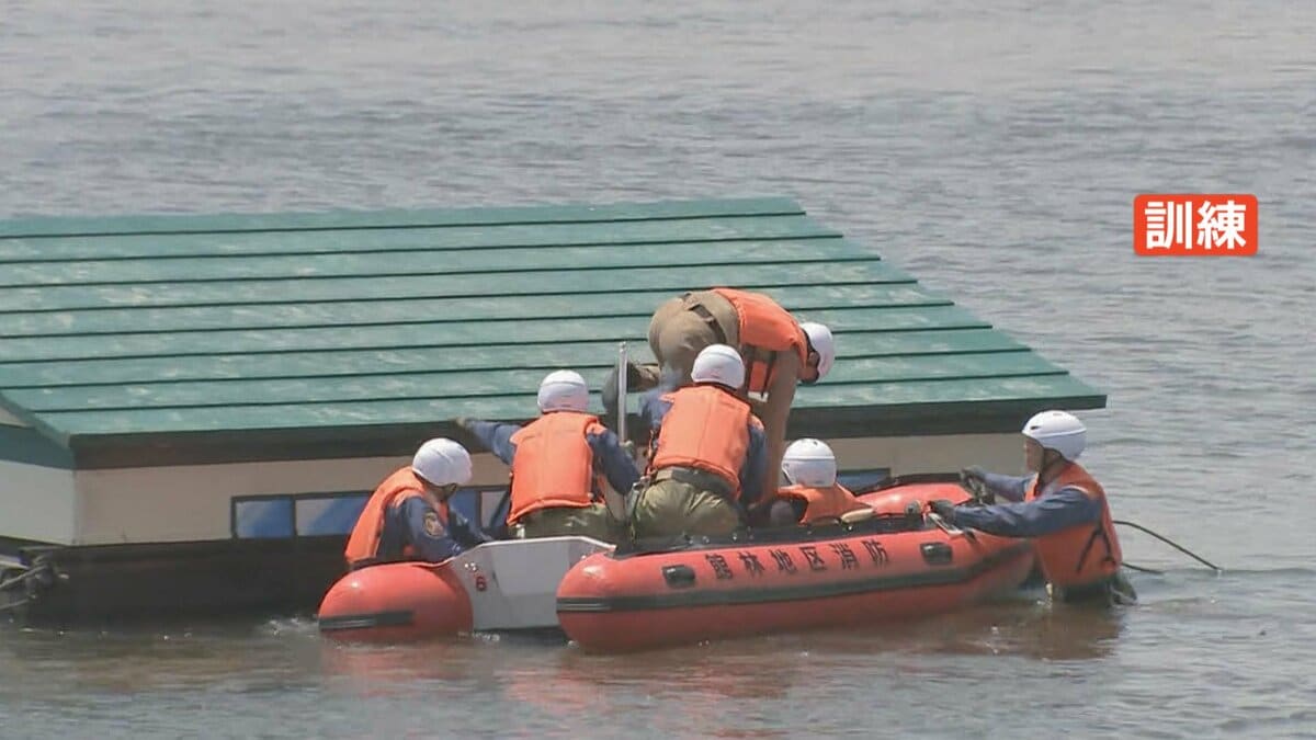 降雨の多い時期を前に群馬県で水防演習開催　カスリーン台風教訓に今年で74回目