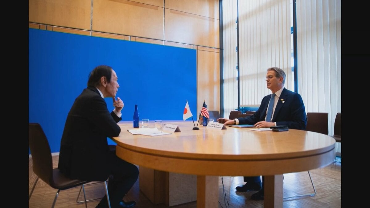 アメリカのベッセント財務長官 日銀・植田総裁と会談「為替の過度な変動は好ましくない」