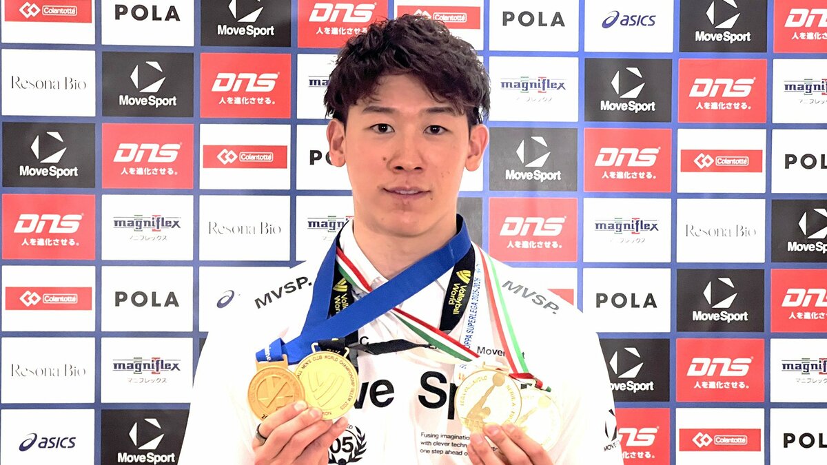 石川祐希が伊リーグ11季目を終え帰国「五輪切符を勝ちとるために主将の役割を全う」【バレーボール男子】