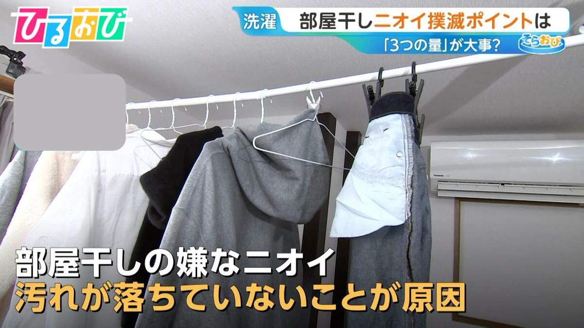 “部屋干しのニオイ”撲滅ポイントは?守るべき「3つの量」を洗濯家が伝授【ひるおび】