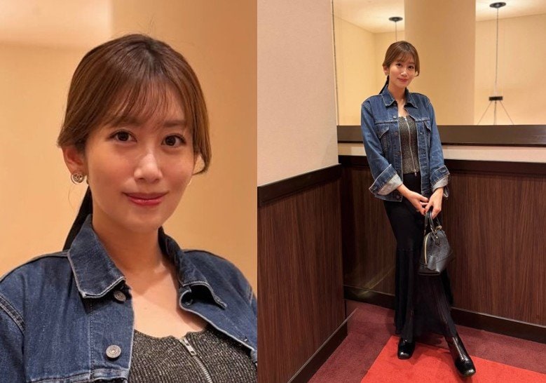 【中川安奈】 デニムジャケットコーデでミュージカルを観劇「大好きな妹を誘って」「感動で終始タオルが離せず..」