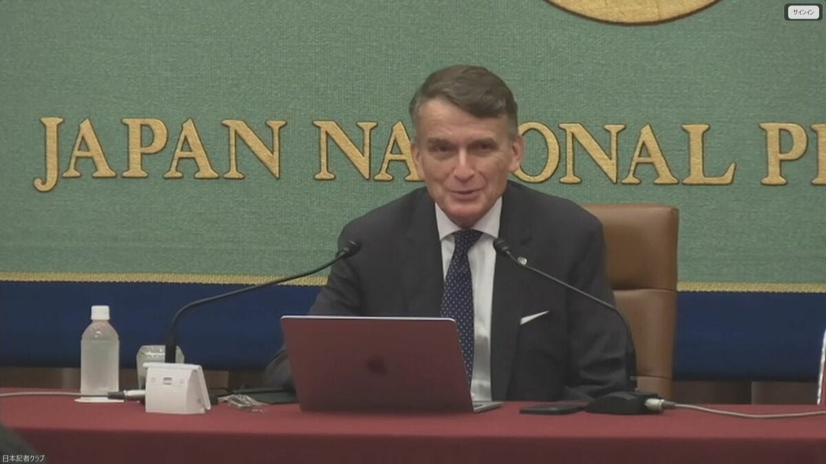イスラエルによるUNRWA跡地に軍施設建設を批判 ソンダース事務局長代理が都内で記者会見