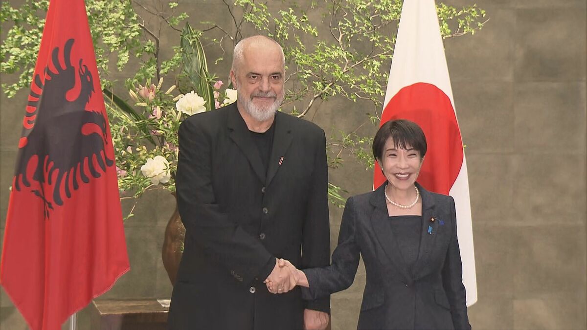 高市総理「EU加盟を力強く後押し」 日アルバニア首脳会談