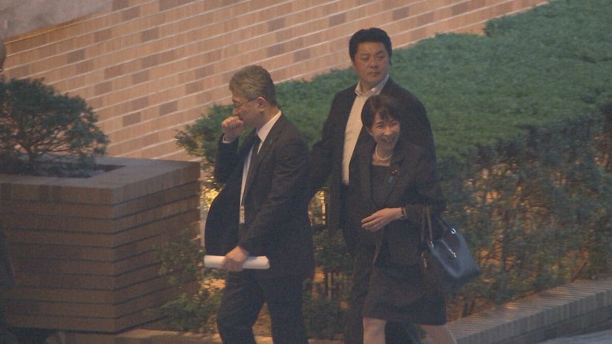 高市総理 自民参院幹部と公邸で夕食会