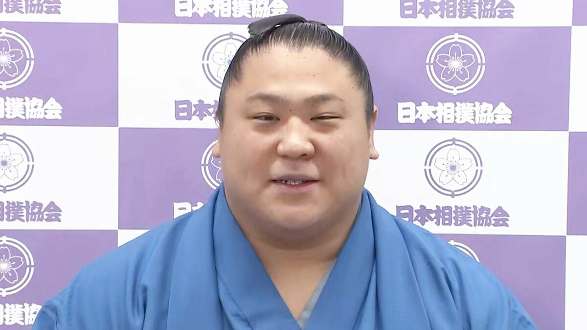 小結・若隆景「妻がタイを買ってきて予行練習で写真撮らされました(笑)」幕下転落から再起、2度目の優勝【一夜明け会見】