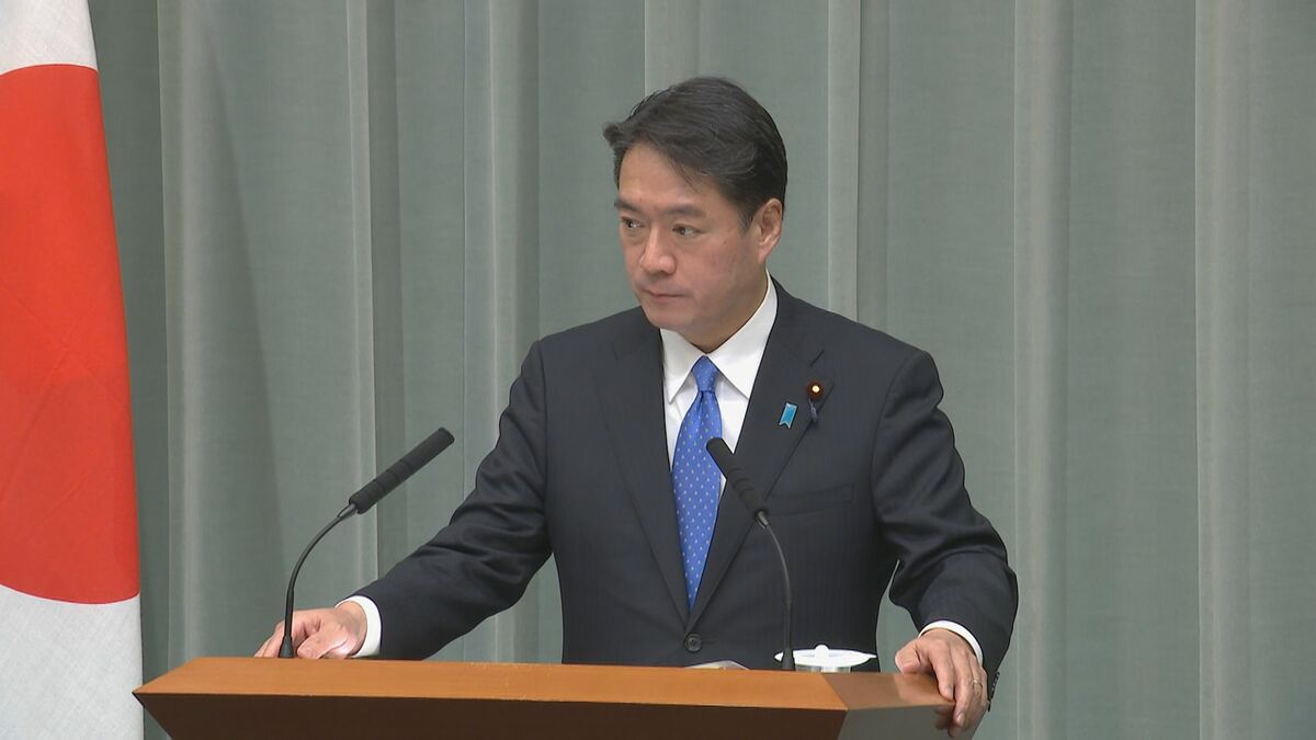 尾崎正直官房副長官 「土砂災害や低い土地の浸水、河川の増水など警戒を」 鹿児島県で線状降水発生のおそれ