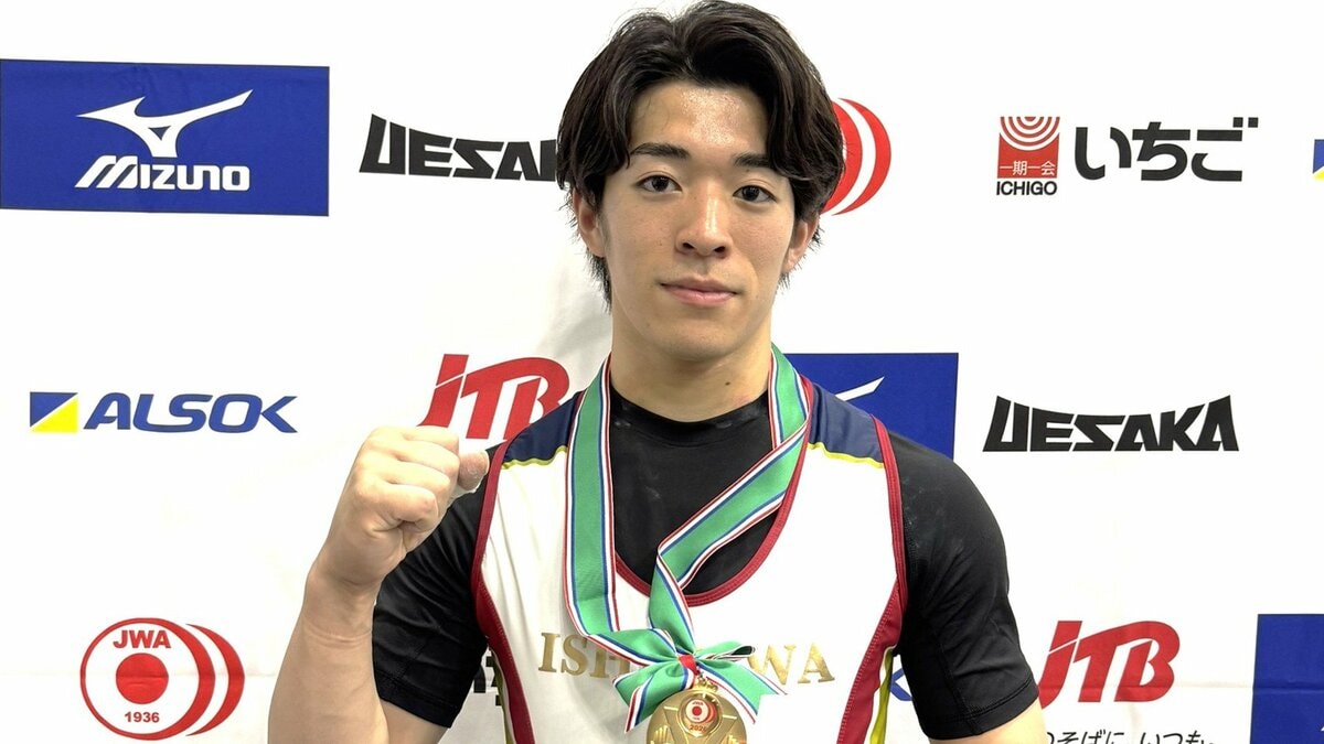 ウエイトリフティングで2つの日本新記録、65kg級・山下立真が圧巻の強さで頂点に、小学生時代には大の里と対戦経験も