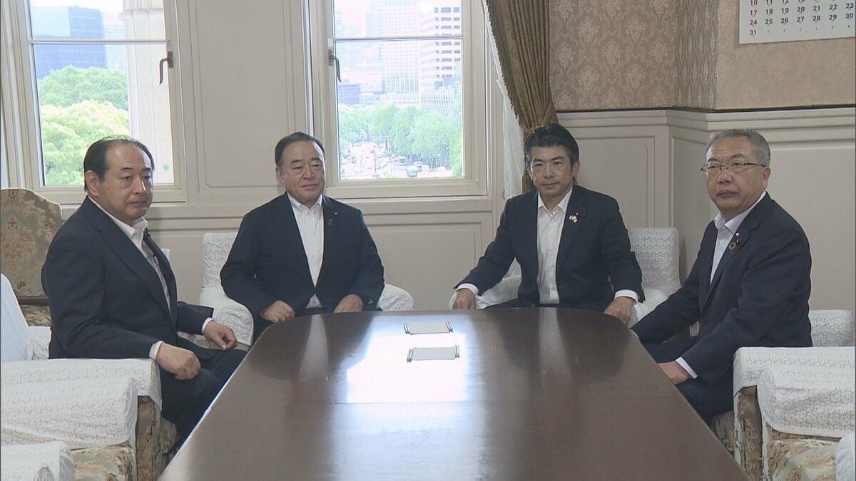 中東情勢対応などの補正予算案　来月3日に審議入りで合意　自民・中道国対委員長会談