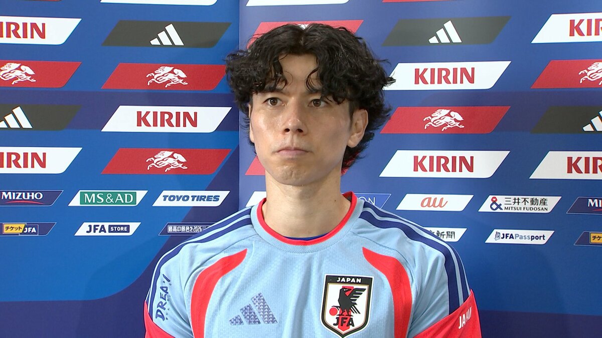 田中碧、「“優勝”、そこにしか興味がない」幼馴染・三笘の背番号7継承、2大会連続出場へ「国として良い結果を」