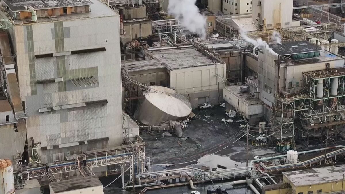 日本製紙の子会社で工場タンクが破裂した事故で遺体の収容を完了 死者11人 米ワシントン州