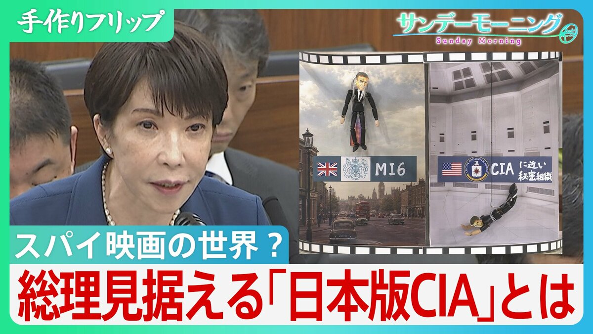 スパイ映画の世界？「国家情報局」設置の先に高市総理が見据えるは「日本版CIA」 国民監視の歯止めに必要なものとは【サンデーモーニング】
