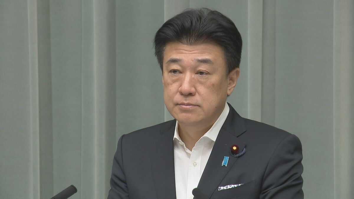 【速報】木原官房長官“新たな防災気象情報のレベルに応じた避難行動を” 台風6号が接近 西・東日本にかけ大雨・暴風おそれ