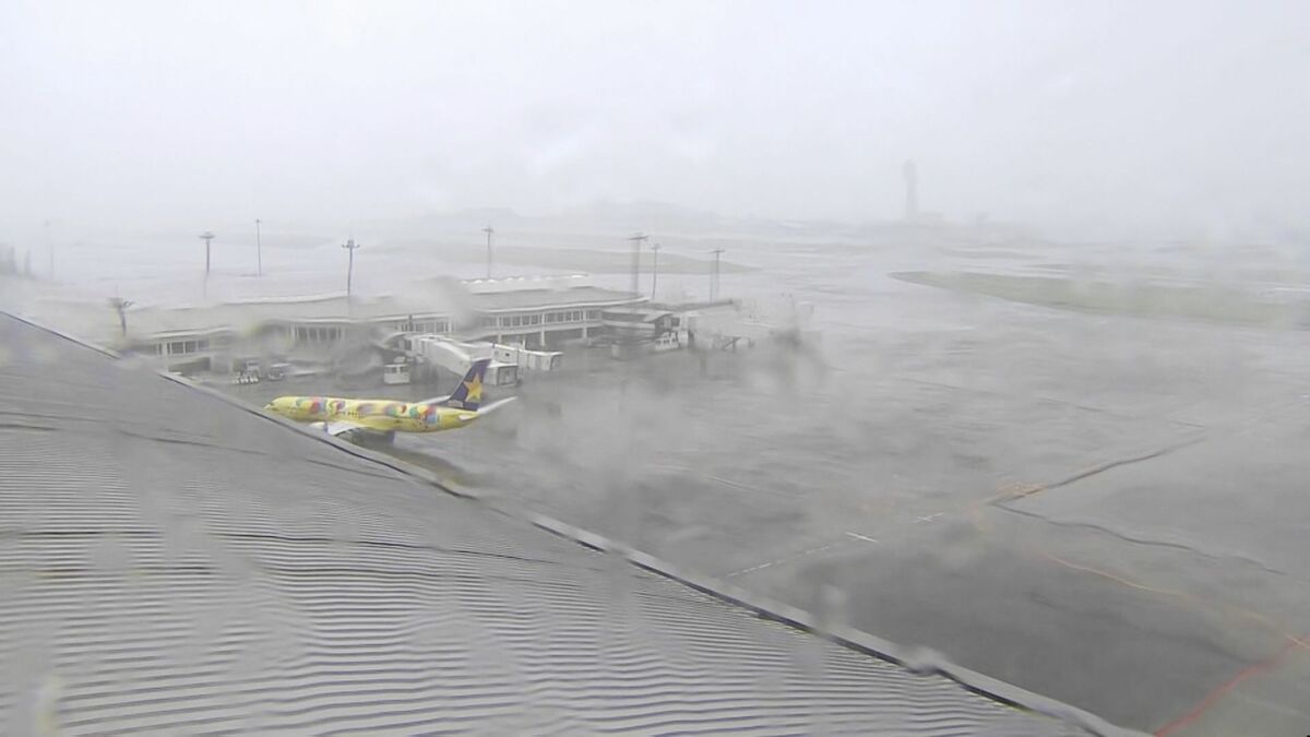 台風6号で交通に影響　空の便はANAとJALで計175便欠航 約2万1000人に影響　東海道新幹線は2日夜～3日終日にかけ急遽の運転見合わせの可能性も
