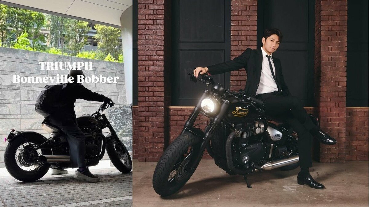 【 SHOW-WA 】山本佳志 愛車バイク〝ボンネビル・ボバー〟駐車場からさりげない日常をスタート