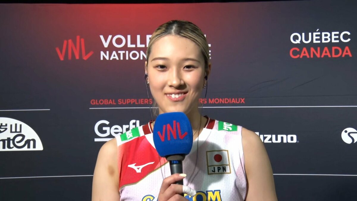 チーム最多20得点の佐藤淑乃、カナダラウンド最終戦へ「一番いいバレーボールをできたら」【試合後コメント】