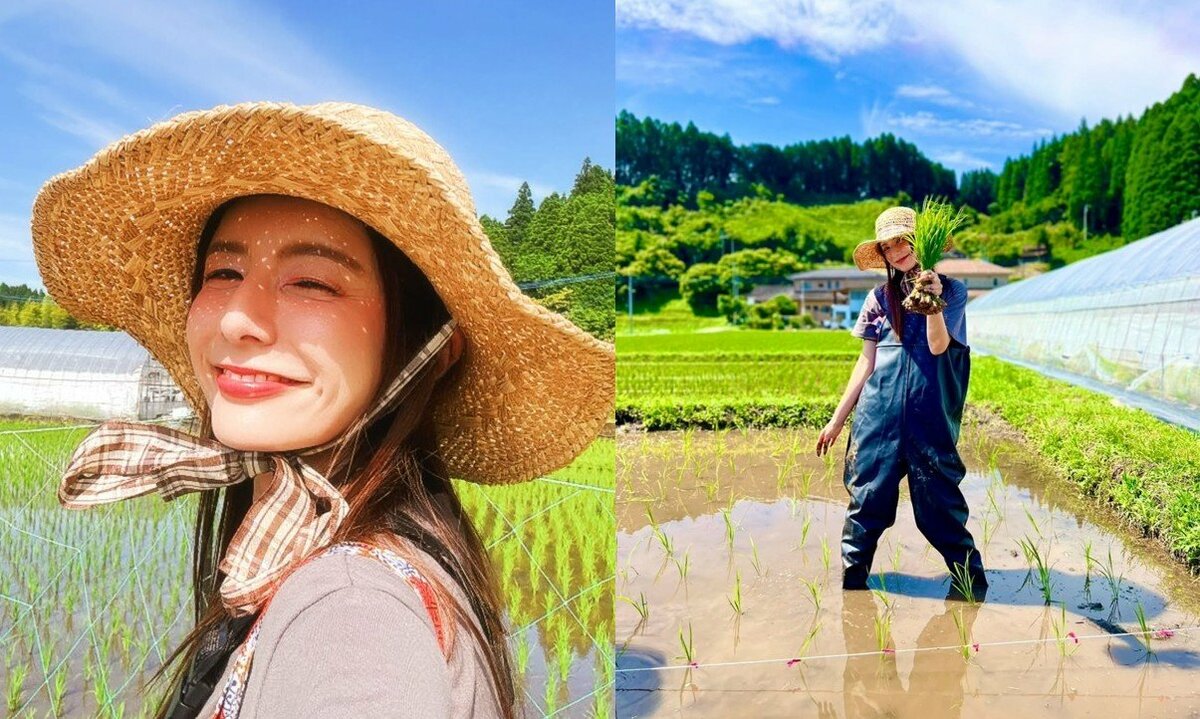 【 スザンヌ 】 田植えに挑戦 「今年で2年目」「農業の大変さや尊さを知るほど、お米への有り難みを感じます」 ファン反響 「スーちゃんが作ったお米食べたい」