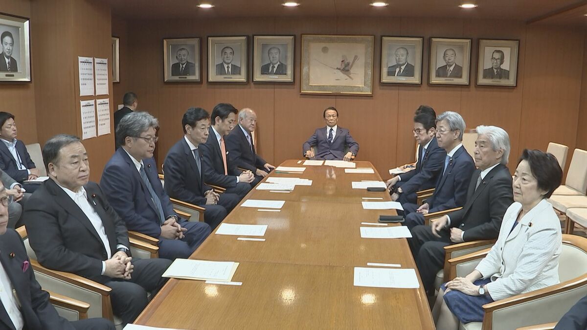 皇族数の確保めぐる正副議長のとりまとめ案 自民党の幹部らの会合で了承