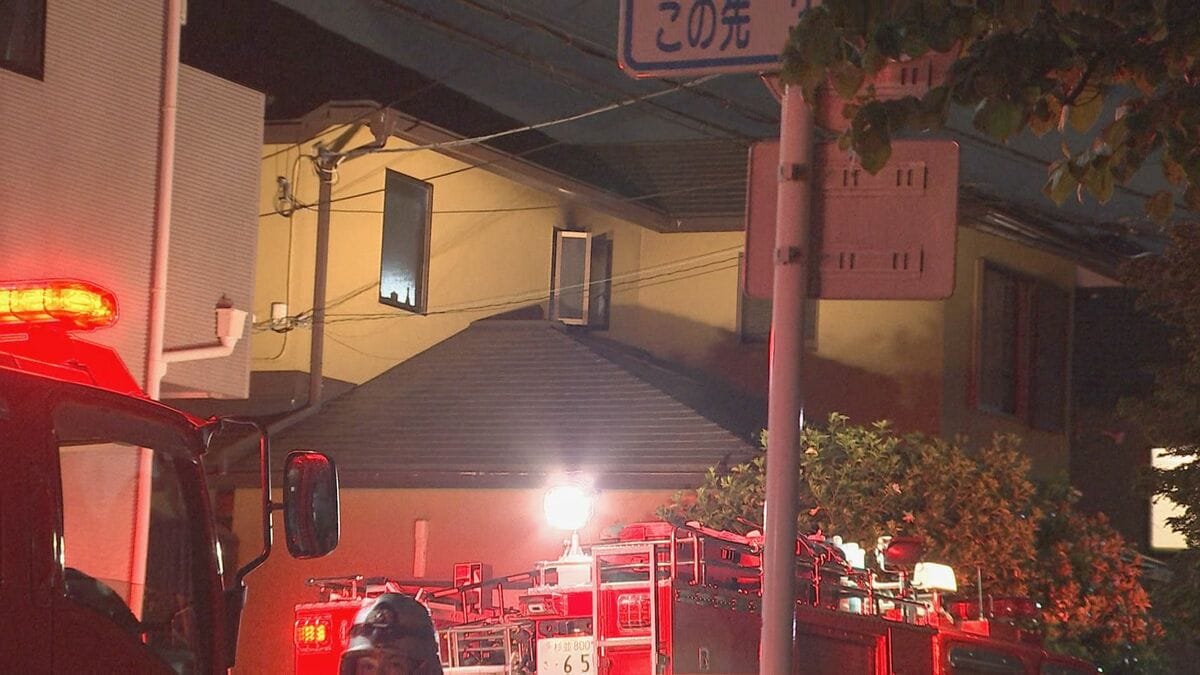 東京・杉並区下井草の住宅で火事 80代の女性1人が逃げ遅れ 意識不明の重体 警視庁
