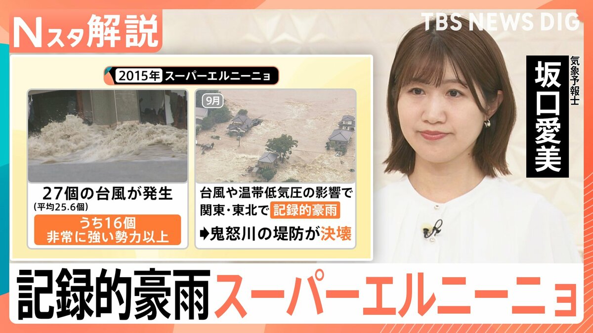 2年ぶりに発生「エルニーニョ現象」、海面水温「＋2℃」がもたらす「スーパーエルニーニョ」の恐ろしさ【Nスタ解説】