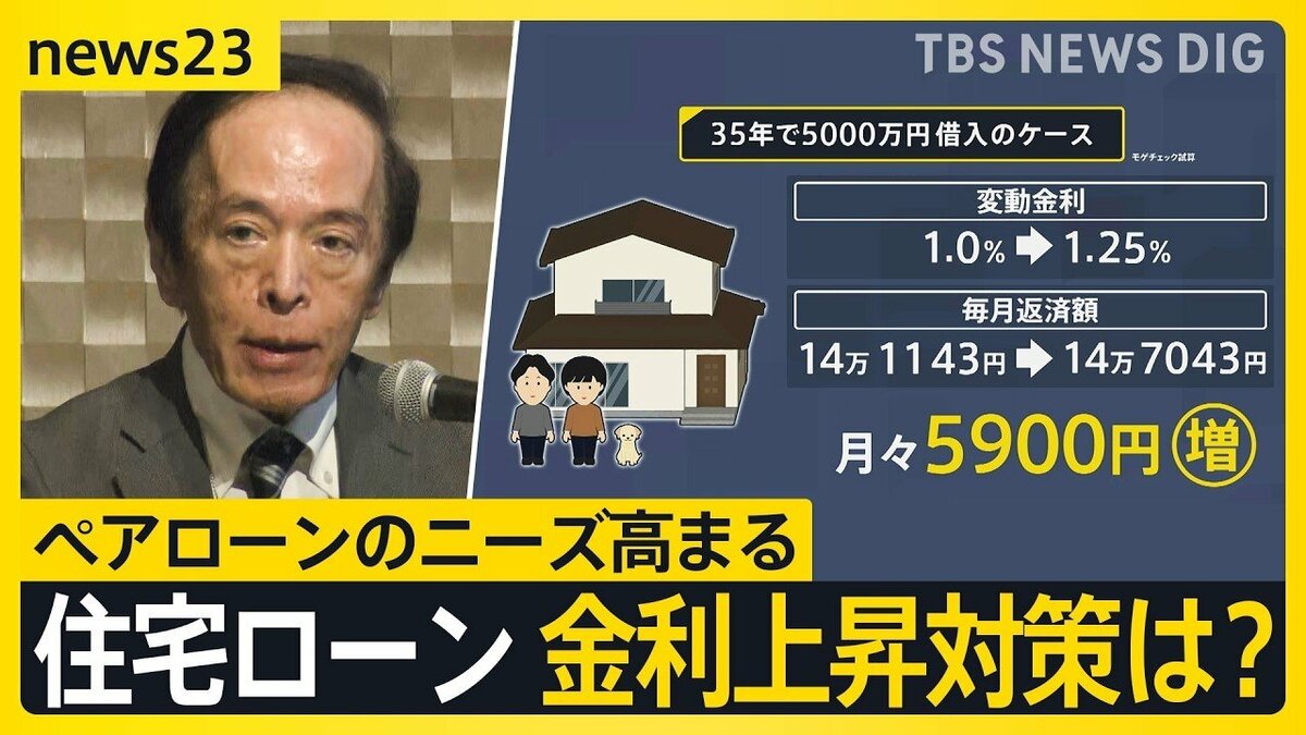 住宅ローンどう選ぶ？日銀利上げ時代の「正解」とは…　東京で家を買う＝“夫婦2人で営む不動産事業”