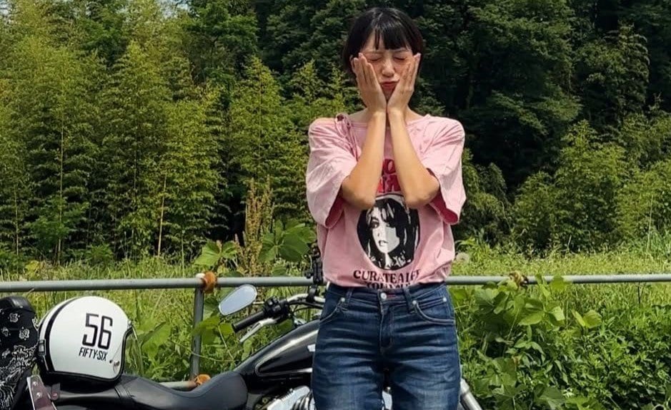 【笠井海夏子】バイク女子 愛車「ハーレーダビッドソン」との2ショットを公開