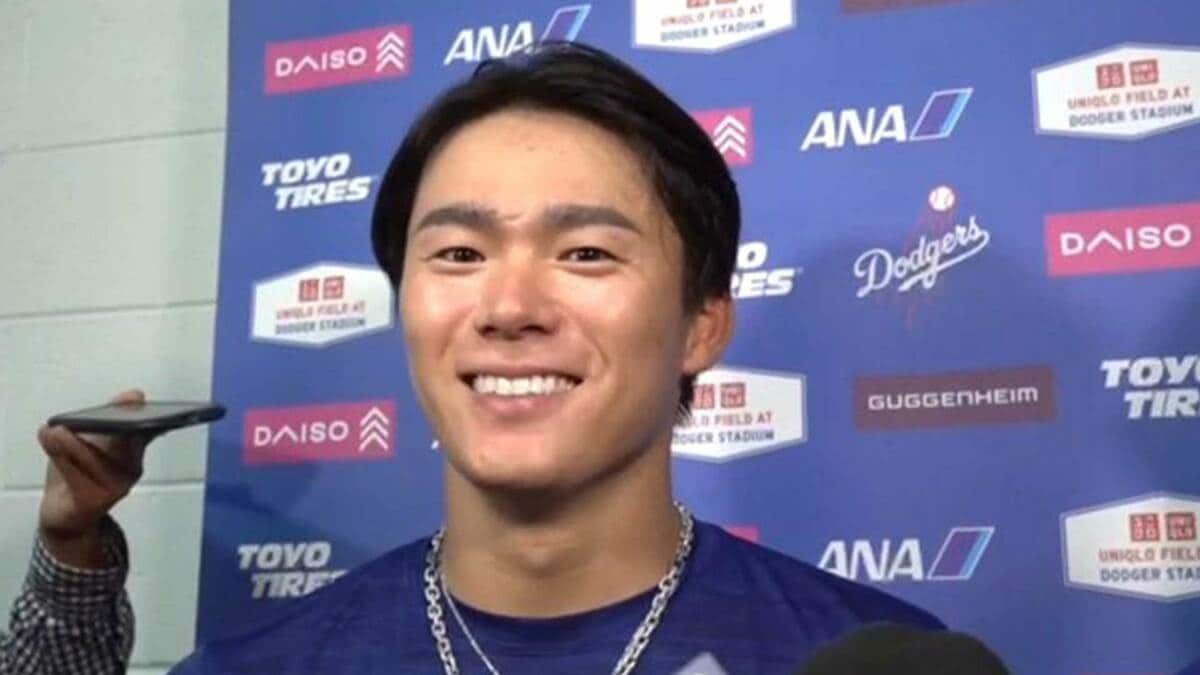 山本由伸「めちゃくちゃ良かったわけではない」アウトあと3つでノーヒッター逃すも7勝目、大谷との会話は「今日は言えないです(笑)」