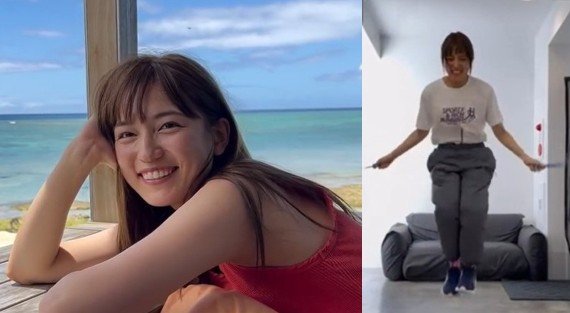 【川口春奈】秘蔵動画を公開 運動神経抜群な二重跳び姿に 「元気が出る動画有り難うございます」
