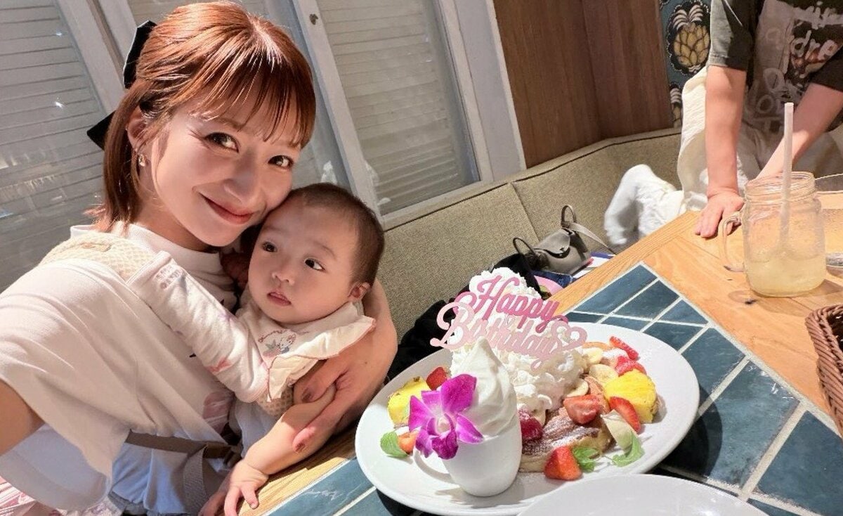 【 辻希美 】第5子・夢空ちゃんと“誕生日のお祝い”「20年来の友達がlunchに誘ってくれて」