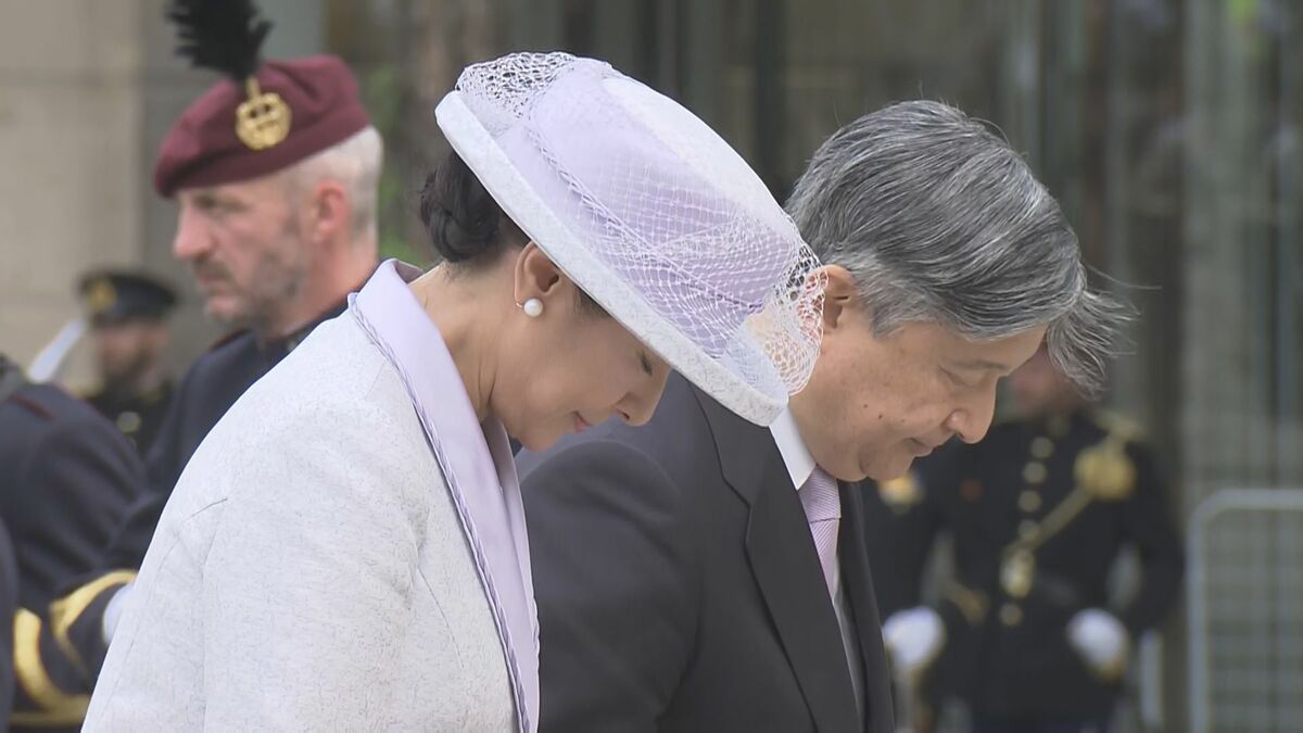 【速報】天皇皇后両陛下　オランダの戦没者記念碑に1分半超える拝礼　日蘭の“苦難の歴史”に思い