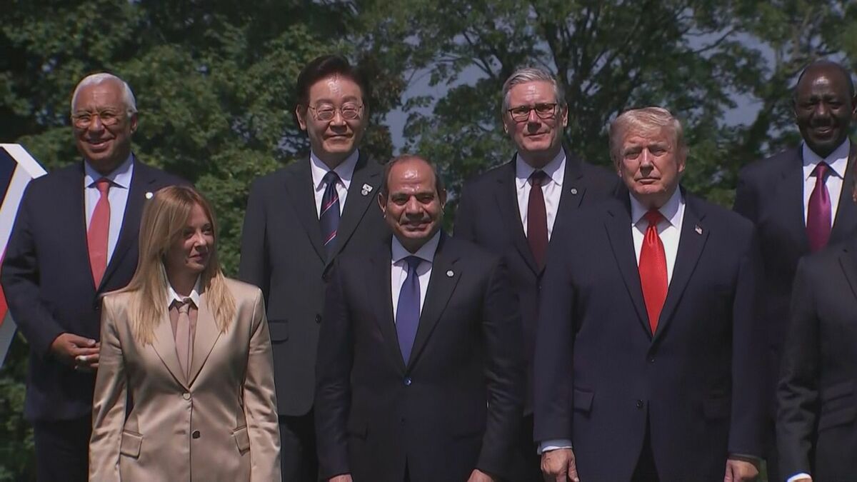 韓国・李大統領 G7の会場でトランプ大統領に北朝鮮問題の解決を要請