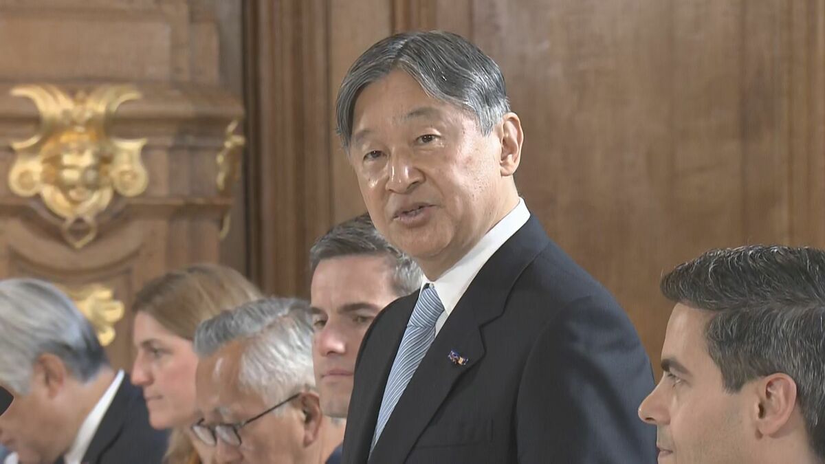 天皇陛下 オランダ首相と昼食会 冒頭英語であいさつも 公式訪問先のオランダ・ハーグにて